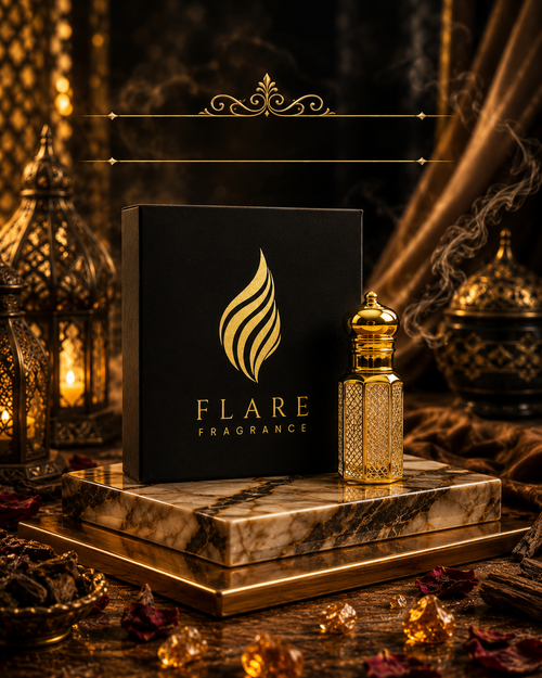 Bidun Esam by Flare Fragrance | Premium Saffron & Oud Perfume for Men & Women