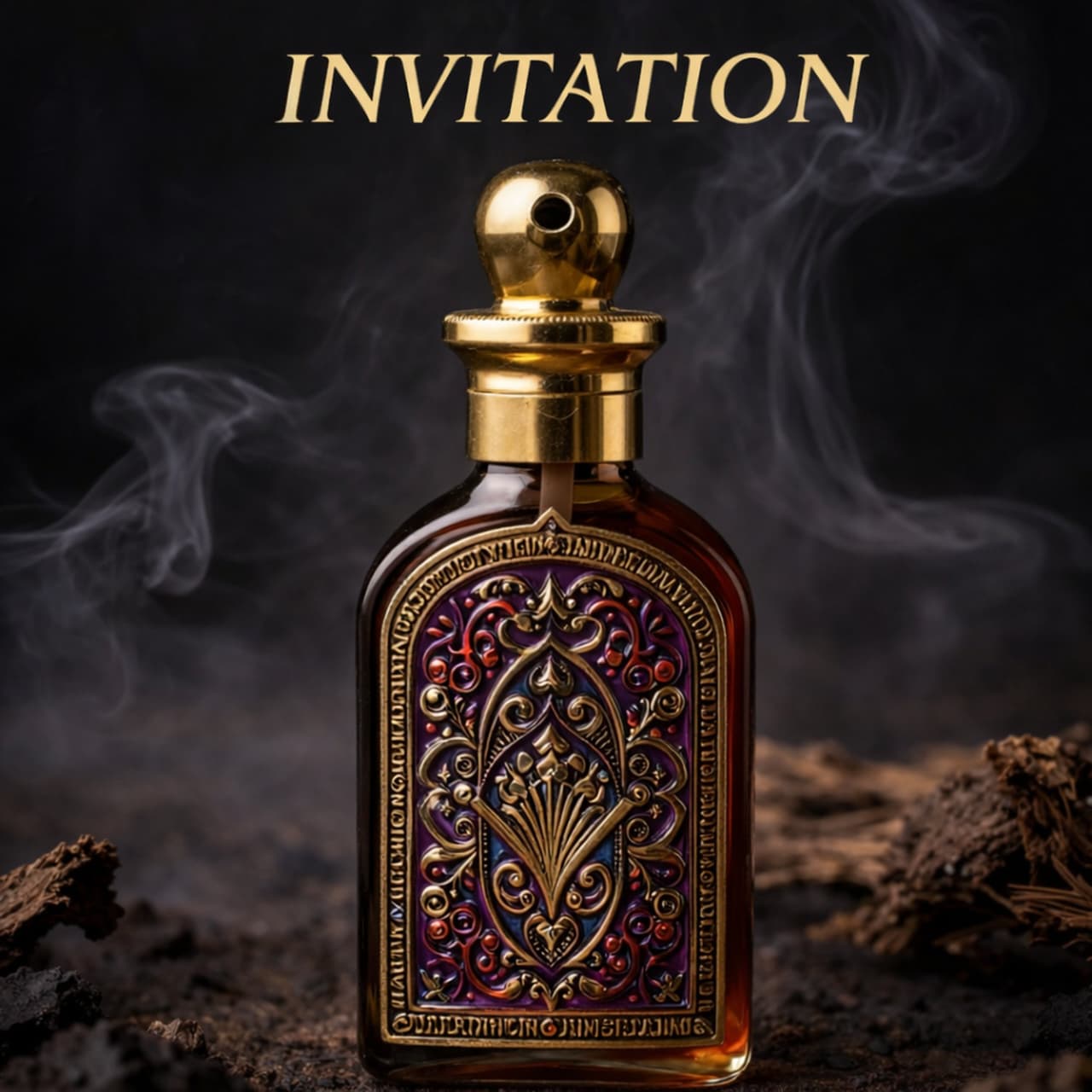 Luxury Oud Invitation: The Essence of Smoky Elegance and Niche Luxury