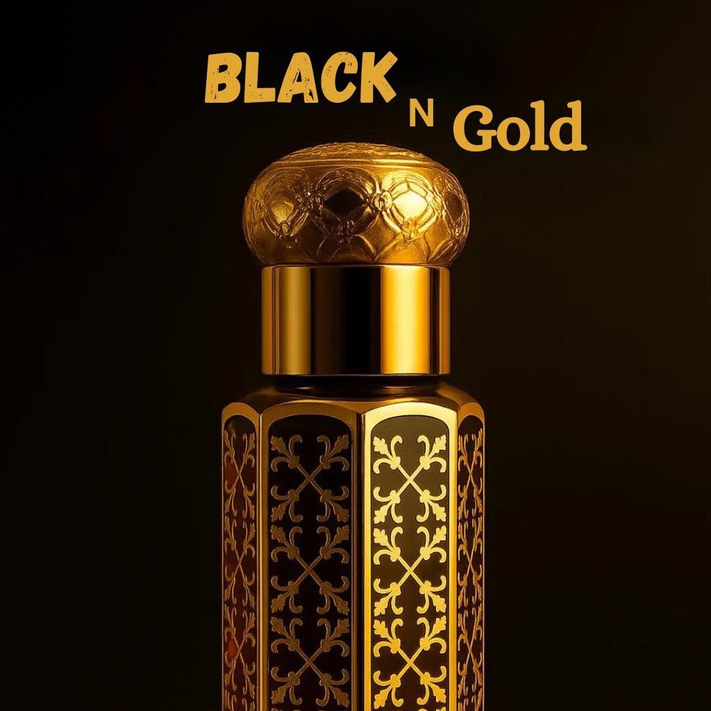 Abdul Samad Al Qurashi Black & Gold Attar | Premium Long-Lasting Oud Oil
