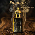 Emperor Perfume, Flare Fragrance, Luxury Oud Perfume, Gold Bottle Fragrance.