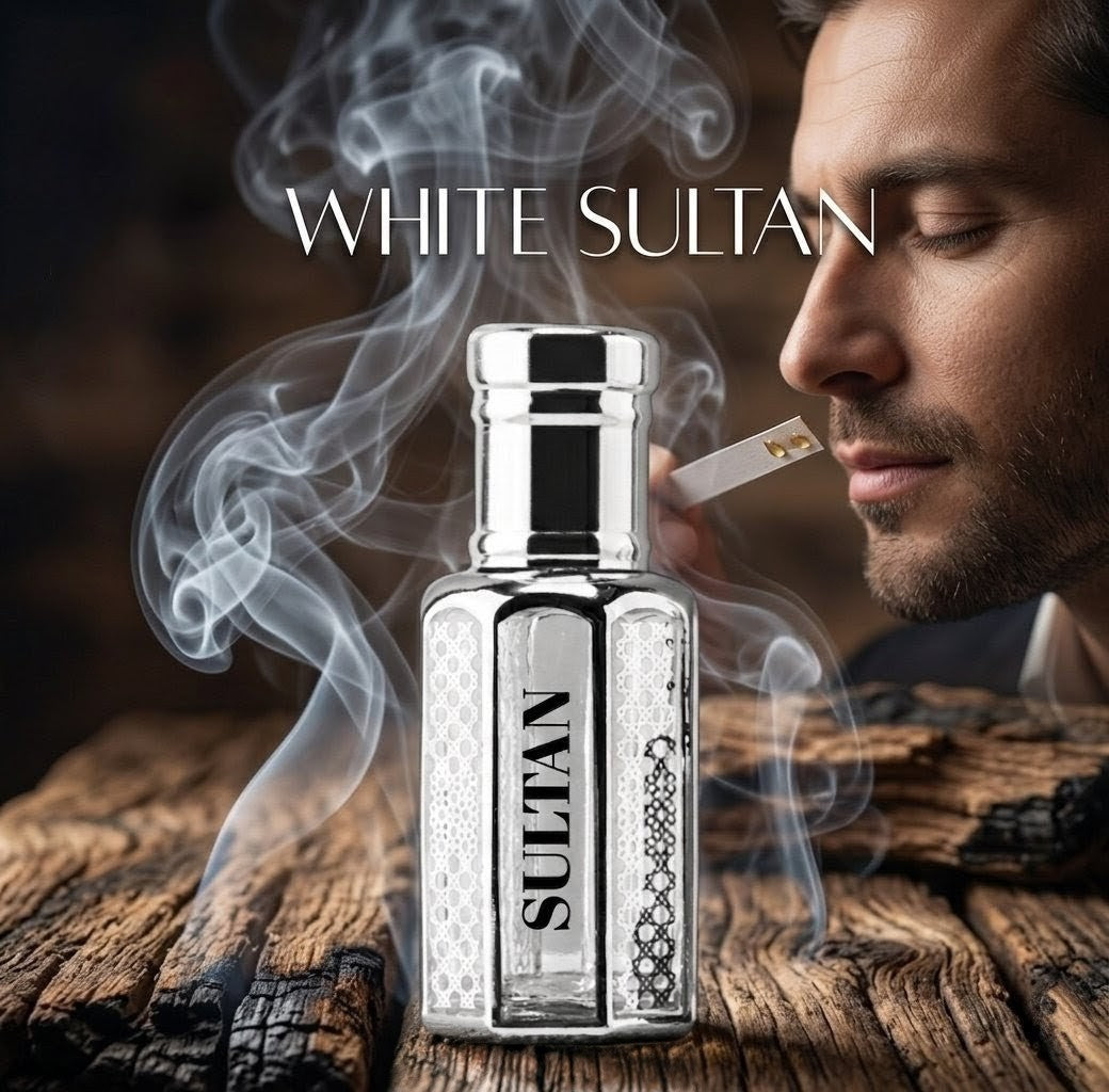 White Sultan Premium Attar Oil - Long Lasting Alcohol-Free Fragrance for Men & Women