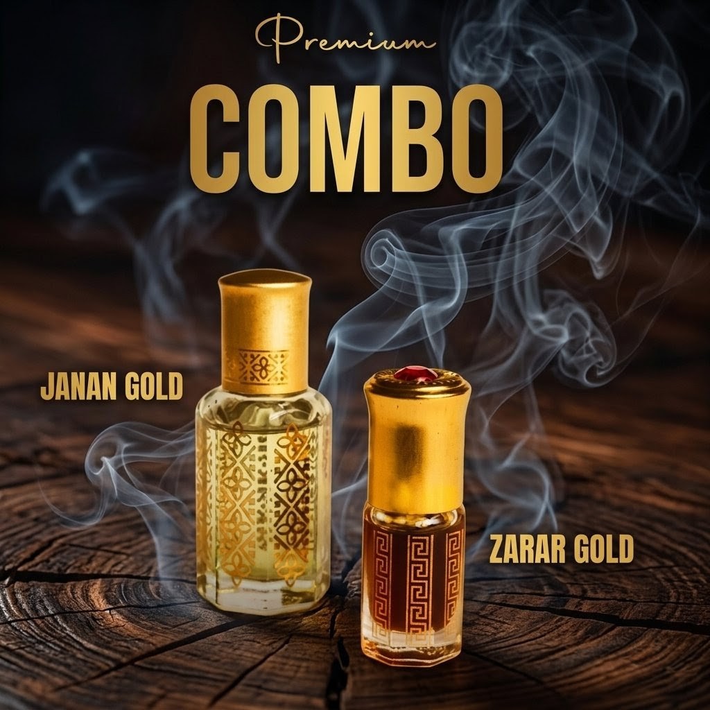 Perfume Combo: Janan Gold & Zarar Gold Edition | Luxury Fragrance Set for Men