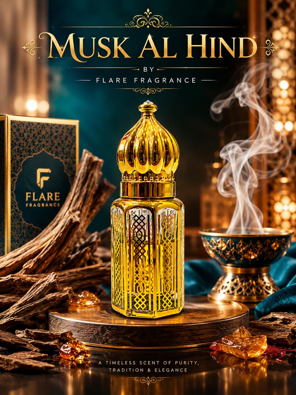 Musk Al Hind Attar – Premium Arabic Unisex Non Alcoholic Attar | Long Lasting