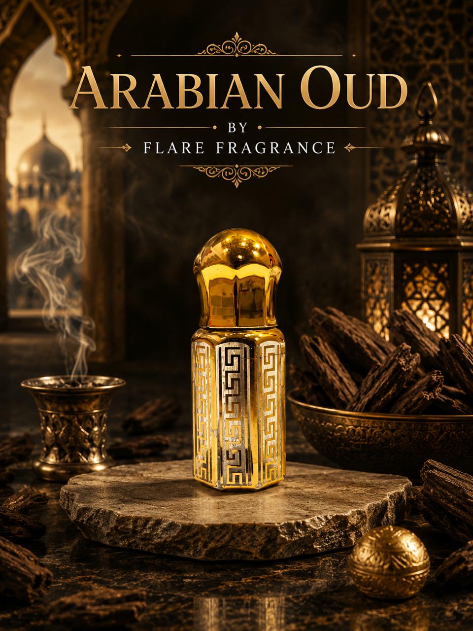 Arabian Oud Inspired Attar by Flare Fragrance – Premium Long Lasting Perfume Oil